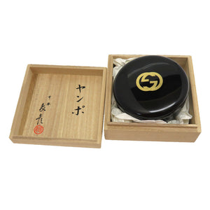 未使用 グッチ 漆器 世界1050個限定 ノベルティ ブラック 小物 GG 黒 0074 【中古】 GUCCI