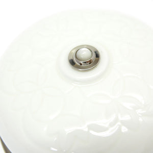 未使用 カルティエ アロマキャンドル キャンドルホルダー 陶器 ホワイト 0077【中古】CARTIER