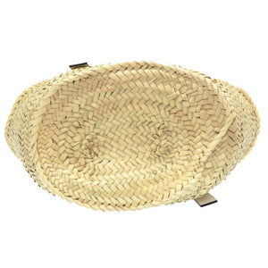 未使用 ロエベ バスケットバッグ カーフ ヤシの葉 ホワイト トートバッグ バッグ 白 0082 【中古】 LOEWE