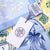 新品同様 エルメス カレ45 Gavroche 45 En Attendant Ulysse ガヴロッシュ シルク ブルー スカーフ 0106 【中古】 HERMES