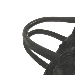 クロムハーツ セメタリークロス フリンジ ジムバッグ デストロイレザー ブラック 黒 0030【中古】CHROME HEARTS