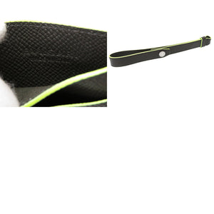 新品同様 ブルガリ × フラグメント フォン & カードケース 藤原ヒロシ カードケース レザー ネオンイエロー 0055 【中古】 BVLGARI × FRGMT