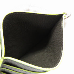 新品同様 ブルガリ × フラグメント フォン & カードケース 藤原ヒロシ カードケース レザー ネオンイエロー 0055 【中古】 BVLGARI × FRGMT