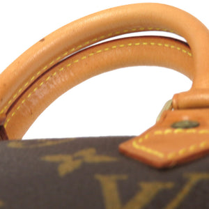 美品 ルイヴィトン モノグラム ミニスピーディ 2WAY ショルダー ハンドバッグ ストラップ付 LV 0065【中古】LOUIS VUITTON