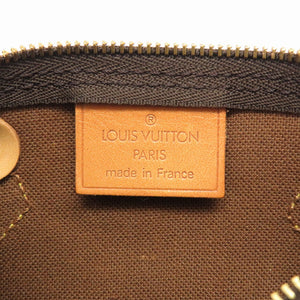美品 ルイヴィトン モノグラム ミニスピーディ 2WAY ショルダー ハンドバッグ ストラップ付 LV 0065【中古】LOUIS VUITTON
