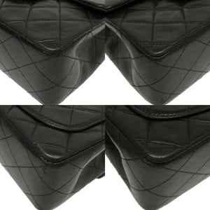 美品 シャネル ミニマトラッセ ヴィンテージ ショルダーバッグ ラムスキン/ラムスキン ブラック 0021【中古】CHANEL レディース