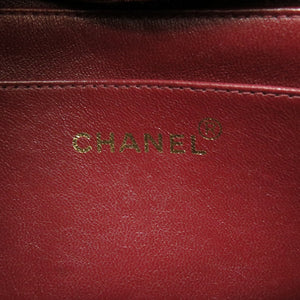 美品 シャネル ミニマトラッセ ヴィンテージ ショルダーバッグ ラムスキン/ラムスキン ブラック 0021【中古】CHANEL レディース