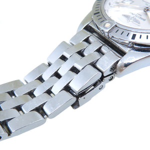 ブライトリング ギャラクティック44 自動巻き 腕時計 SS シルバー文字盤 オートマ 0044【中古】BREITLING メンズ