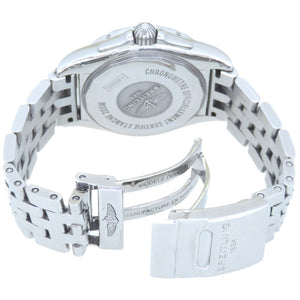 ブライトリング ギャラクティック44 自動巻き 腕時計 SS シルバー文字盤 オートマ 0044【中古】BREITLING メンズ