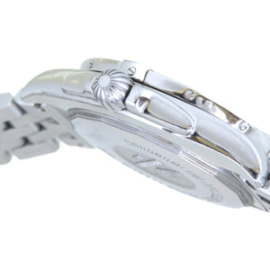 ブライトリング ギャラクティック44 自動巻き 腕時計 SS シルバー文字盤 オートマ 0044【中古】BREITLING メンズ