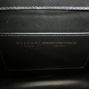 未使用 ブルガリ × アレキサンダーワン レザー ブラック ゴールド金具 ショルダーバッグ バッグ 黒 0035 【中古】 BVLGARI