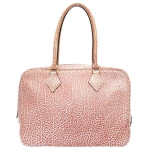 エルメス プリュム28 ダルメシアン レッド ゴールド金具 □E刻印 ハンドバッグ バッグ 赤 0025 【中古】 HERMES