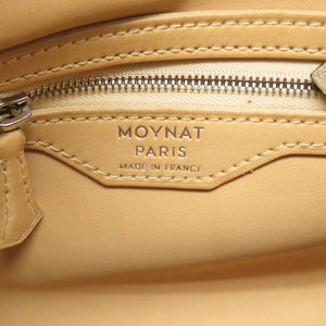 美品 モワナ ポリーヌ / ポーチーヌ レザー ベージュ ハンドバッグ バッグ 0070 【中古】 MOYNAT