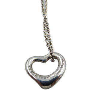 美品 ティファニー オープンハート シルバー925 ネックレス アクセサリー 0082【中古】TIFFANY&Co.