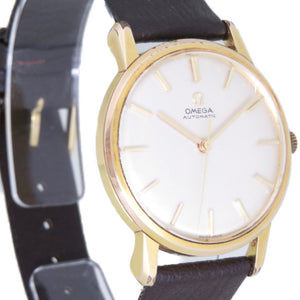 オメガ アンティーク 自動巻き 腕時計 アイボリー文字盤 ヴィンテージ 0010【中古】OMEGA メンズ