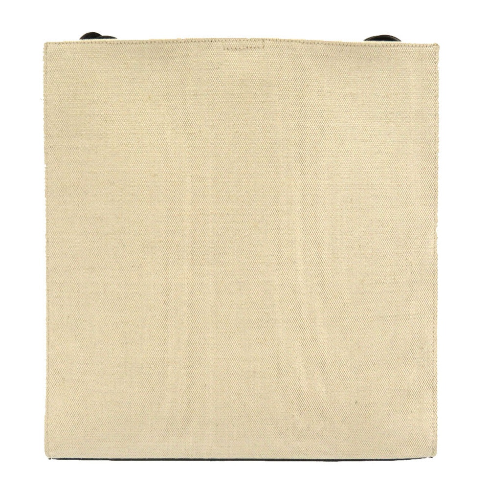 新品同様 ジルサンダー キャンバス レザー ホワイト ブラック JSPQ850172 WQB73005N ショルダーバッグ バッグ 白 黒 0023 【中古】 JIL SANDER