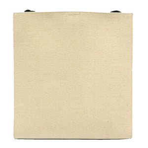 新品同様 ジルサンダー キャンバス レザー ホワイト ブラック JSPQ850172 WQB73005N ショルダーバッグ バッグ 白 黒 0023 【中古】 JIL SANDER