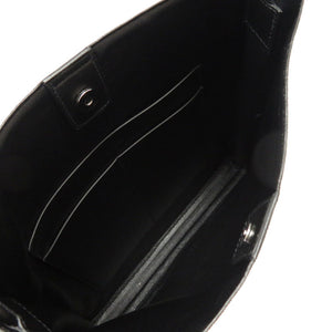 新品同様 ジルサンダー キャンバス レザー ホワイト ブラック JSPQ850172 WQB73005N ショルダーバッグ バッグ 白 黒 0023 【中古】 JIL SANDER