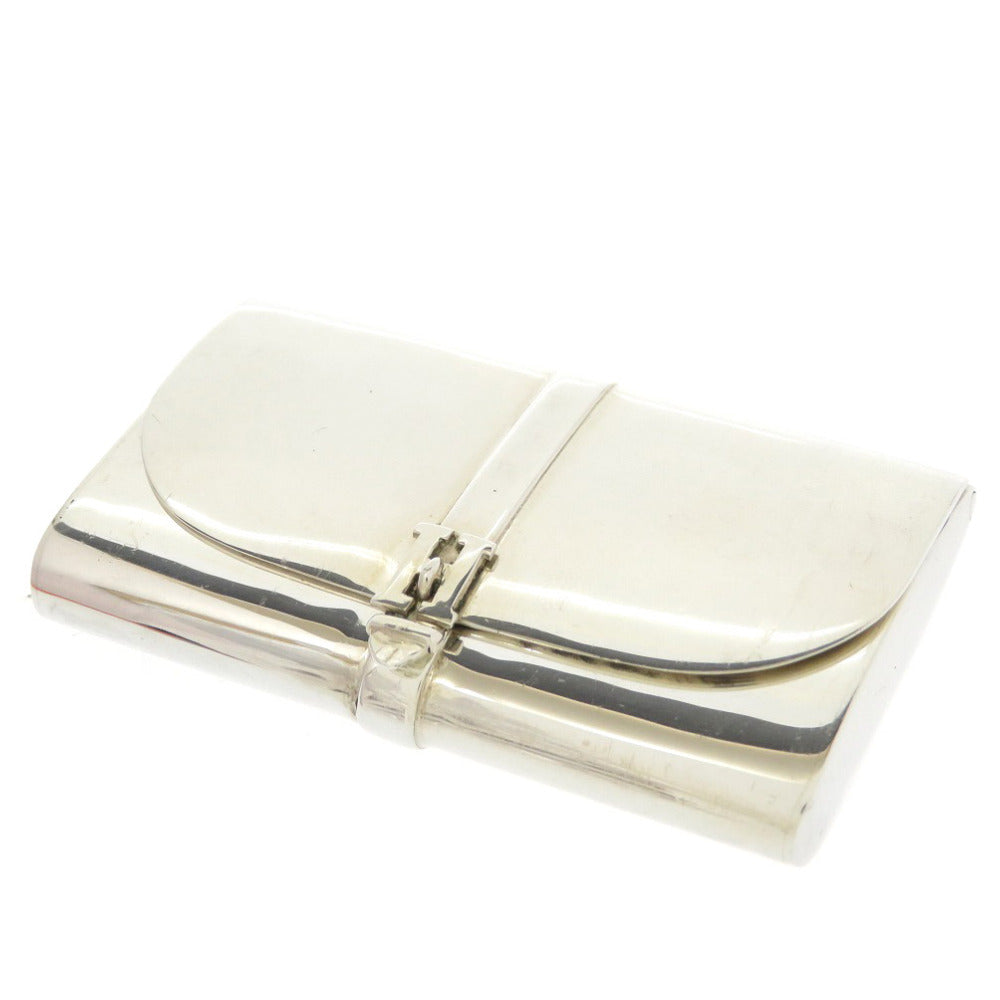 エルメス シルバー ピルケース クラッチバッグ モチーフ マルチーケース 小物入れ シルバー925 アクセサリー 0027【中古】HERMES