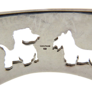 エルメス シルバー バングル ドッグ 犬モチーフ シルバー925 アクセサリー 0060【中古】HERMES