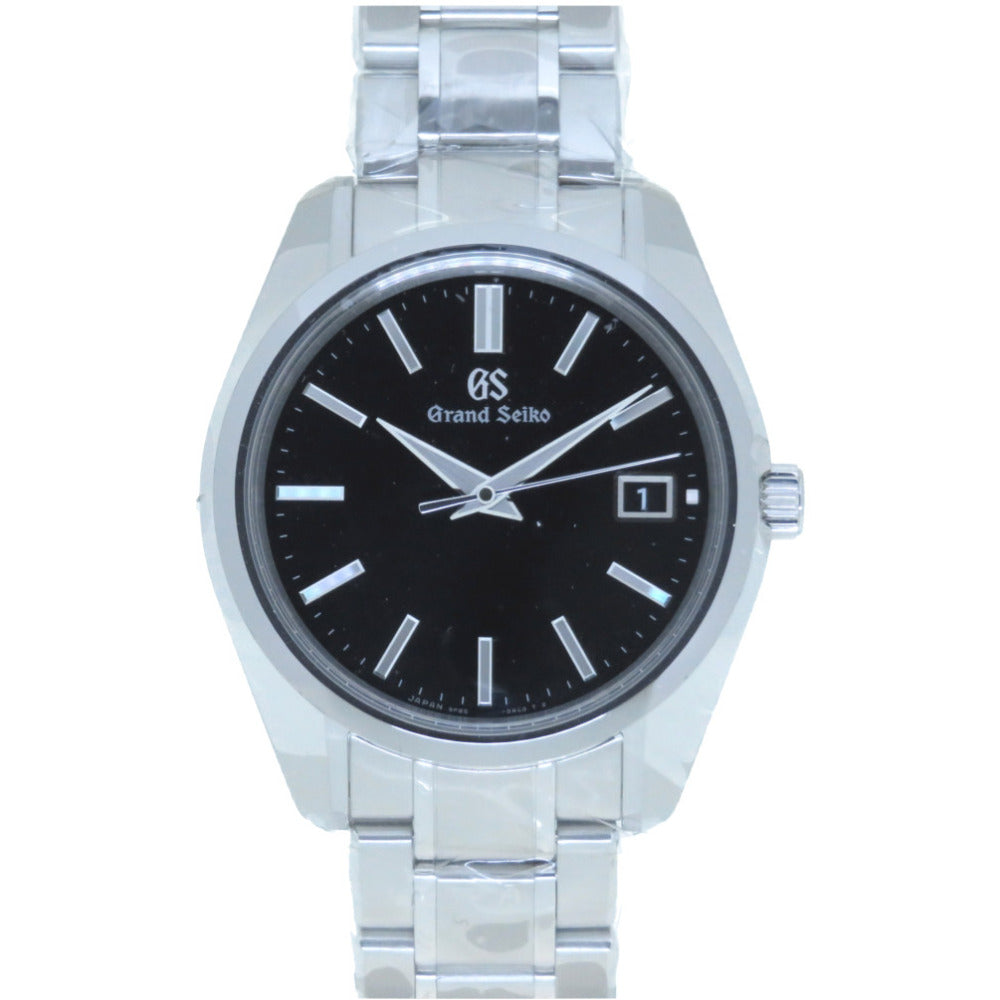 未使用 セイコー グランドセイコー SBGP003 / 9F85-0AD0 クオーツ 腕時計 SS ブラック 黒文字盤 0072【中古】SEIKO メンズ
