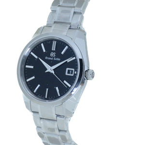 未使用 セイコー グランドセイコー SBGP003 / 9F85-0AD0 クオーツ 腕時計 SS ブラック 黒文字盤 0072【中古】SEIKO メンズ