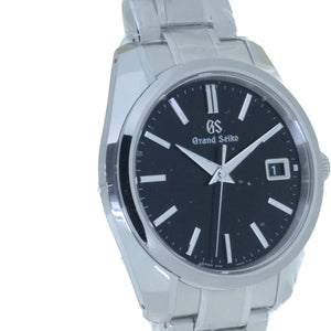 未使用 セイコー グランドセイコー SBGP003 / 9F85-0AD0 クオーツ 腕時計 SS ブラック 黒文字盤 0072【中古】SEIKO メンズ