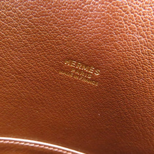 美品 エルメス ツリー ボックスカーフ トートバッグ ブラウン □B刻印 ヴィンテージ 茶 0074【中古】HERMES