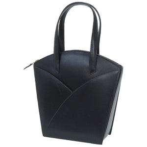 エルメス コカーズ ボックスカーフ ネイビー ハンドバッグ 〇X刻印 ヴィンテージ 紺 0075【中古】HERMES