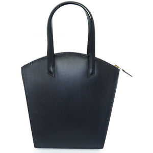 エルメス コカーズ ボックスカーフ ネイビー ハンドバッグ 〇X刻印 ヴィンテージ 紺 0075【中古】HERMES