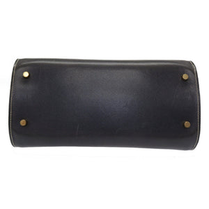 エルメス ミュゾー ショルダーバッグ リセ/リセ ネイビーグレー 0078【中古】HERMES レディース