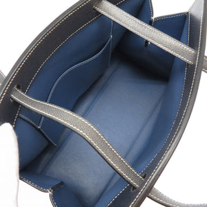 エルメス ミュゾー ショルダーバッグ リセ/リセ ネイビーグレー 0078【中古】HERMES レディース