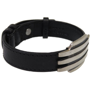 美品 ジョージジェンセン 462 ブレスレット シルバー925/レザー アクセサリー 0083【中古】Georg Jensen