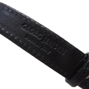 美品 ジョージジェンセン 462 ブレスレット シルバー925/レザー アクセサリー 0083【中古】Georg Jensen