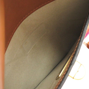 美品 クロエ フリンジ レザー スエード ブラウン ゴールド金具 ショルダーバッグ バッグ 茶 0087 【中古】 Chloe