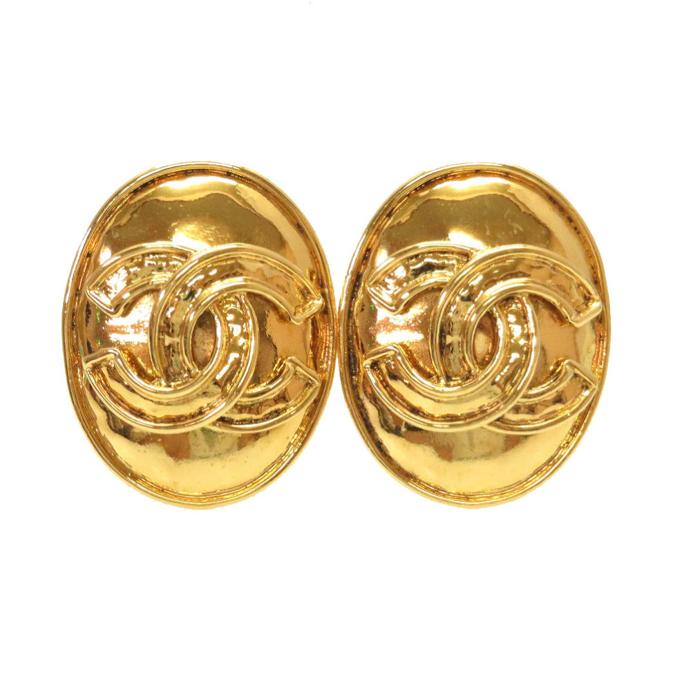 美品 シャネル ヴィンテージ ココマーク 94P ゴールド イヤリング アクセサリー 0033 【中古】 CHANEL