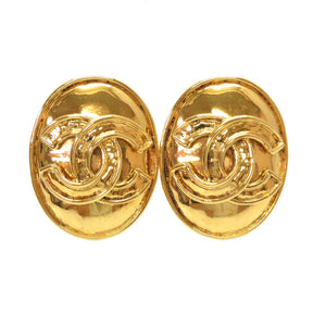 美品 シャネル ヴィンテージ ココマーク 94P ゴールド イヤリング アクセサリー 0033 【中古】 CHANEL