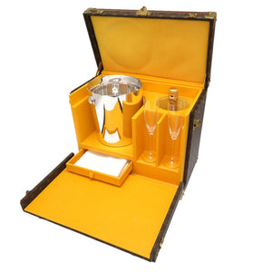 新品同様 ルイ ヴィトン モノグラム シャンパンケース M21825 トランク シャンパンセット LV 0118 【中古】 LOUIS VUITTON