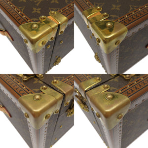 新品同様 ルイ ヴィトン モノグラム シャンパンケース M21825 トランク シャンパンセット LV 0118 【中古】 LOUIS VUITTON