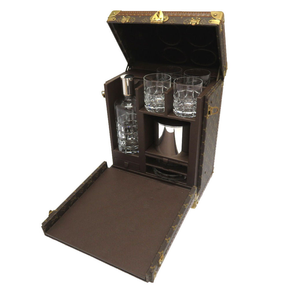 新品同様 ルイ ヴィトン モノグラム ウイスキーケース M21831 トランク ケース ウイスキーセット LV 0119 【中古】 LOUIS VUITTON