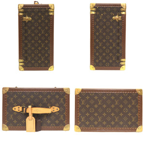 新品同様 ルイ ヴィトン モノグラム ウイスキーケース M21831 トランク ケース ウイスキーセット LV 0119 【中古】 LOUIS VUITTON