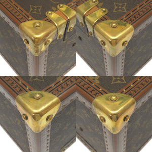 新品同様 ルイ ヴィトン モノグラム ウイスキーケース M21831 トランク ケース ウイスキーセット LV 0119 【中古】 LOUIS VUITTON