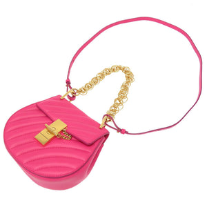 未使用 クロエ ドリュー Drew レザー ピンク ゴールド金具 CHC18US107 ショルダーバッグ バッグ 0050 【中古】 Chloe
