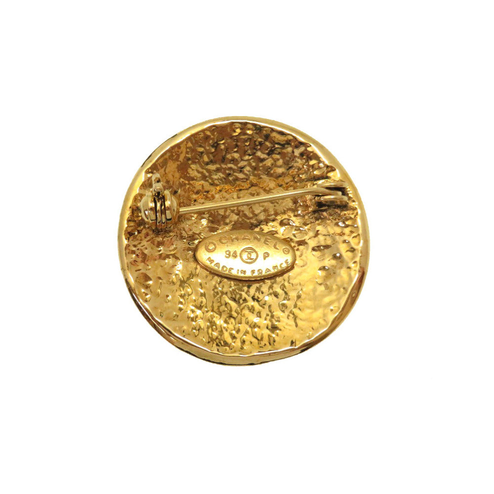 美品 シャネル ココマーク ヴィンテージ 94P ゴールド ブローチ アクセサリー 0002 【中古】 CHANEL