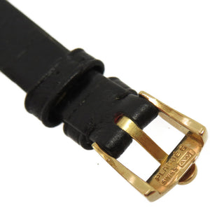 美品 オメガ デビル 金無垢 自動巻き 腕時計 K18YG 750YG/レザー 0013【中古】OMEGA レディース