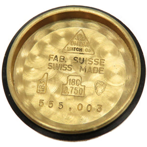 美品 オメガ デビル 金無垢 自動巻き 腕時計 K18YG 750YG/レザー 0013【中古】OMEGA レディース