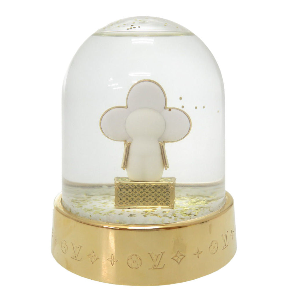 新品同様 ルイ ヴィトン モノグラム ヴィヴィエンヌ スノーボール GI0307 オブジェ ゴールド LV 0024 【中古】 LOUIS VUITTON