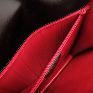 美品 セリーヌ ヴィンテージ レザー ブラック ゴールド金具 ハンドバッグ バッグ 黒 0028 【中古】 CELINE