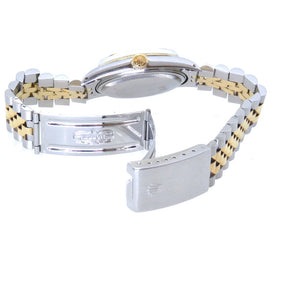 ロレックス デイトジャスト 16013 自動巻き 腕時計 K18YG/SS 97番台 ゴールド文字盤  オートマ 0029【中古】ROLEX メンズ