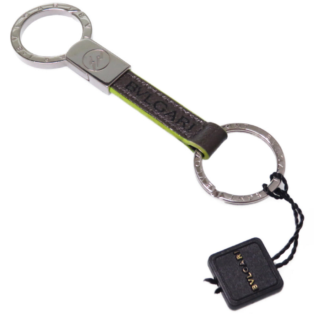 ブルガリ フラグメント コラボ キーリング キーホルダー 藤原ヒロシ  グレー 0035【中古】BVLGARI FRAGMENT